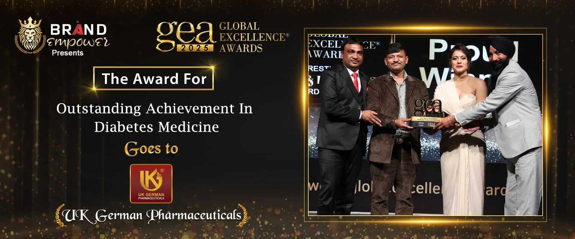 Outstanding Achievement In Diabetes Medicine at GEA 2025