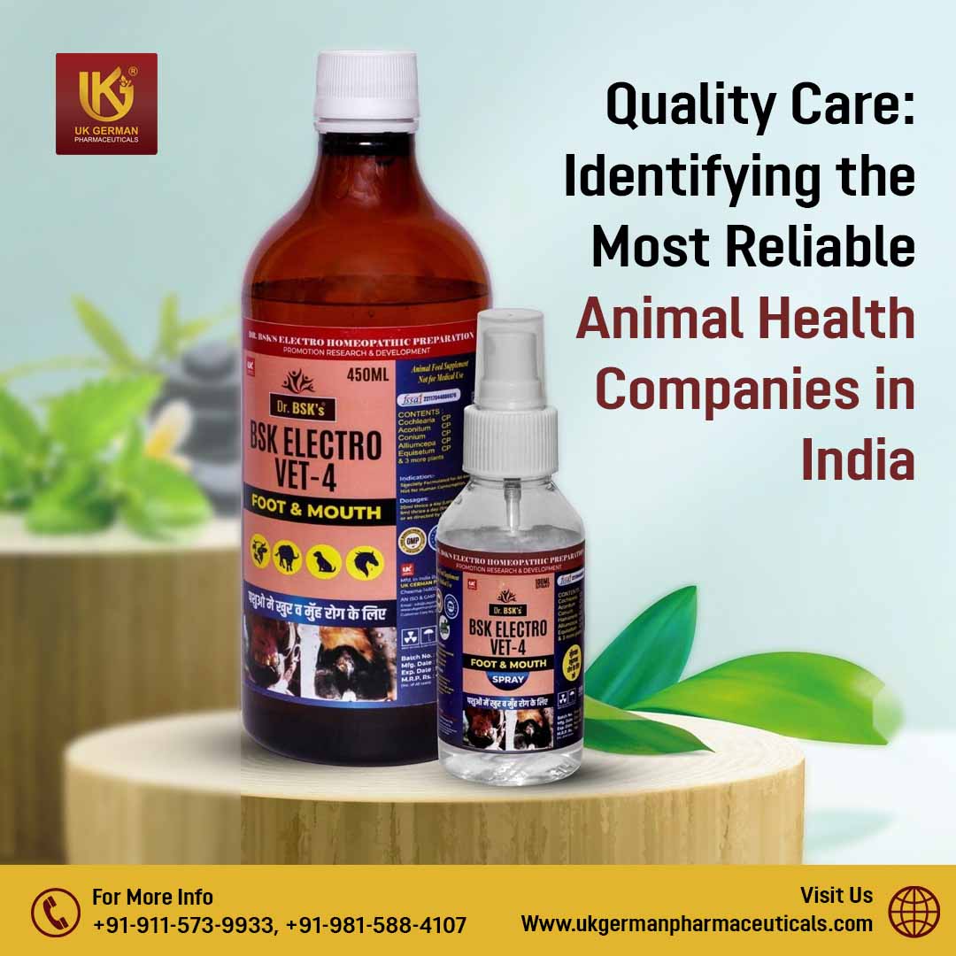 Quality Care Identifying the Most Reliable Animal Health Companies in India