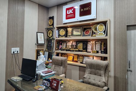Dr. BSK’s UK German Pharmaceuticals Office Interior