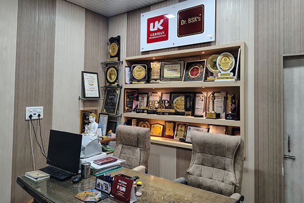 Dr. BSK’s UK German Pharmaceuticals Office Interior
